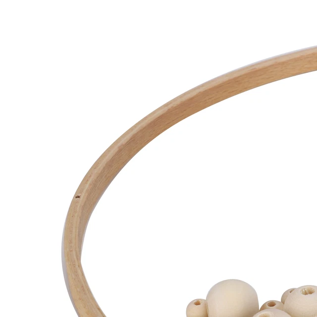 DIY Babybett Mobile Runde Holzperlen Handwerk DIY Windspiele Kit Holz BBell