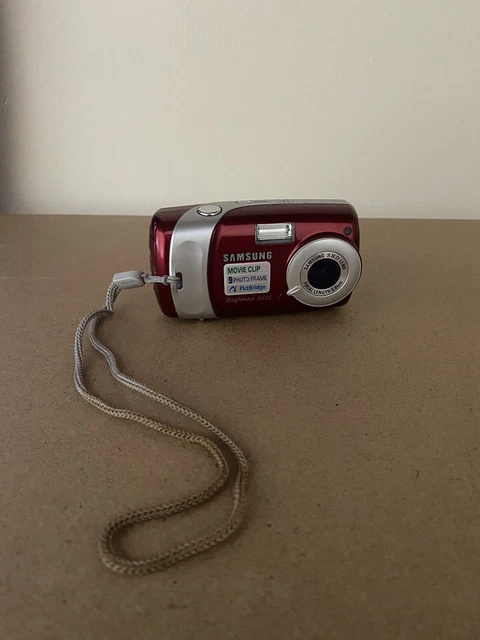Samsung Digimax A402 Digital Camera Red - UNTESTED