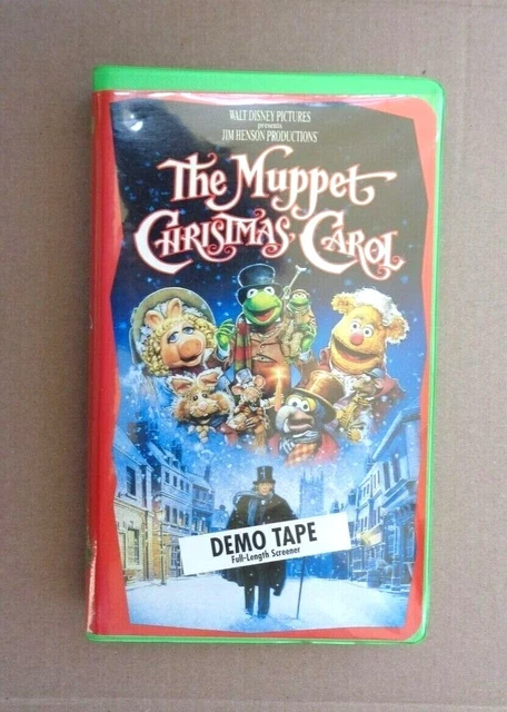 THE MUPPET CHRSTMAS Carol Demo Screener VHS Tape Walt Disney 25 00 the-muppet-chrstmas-carol-demo-screener-vhs-tape-walt-disney-25-00