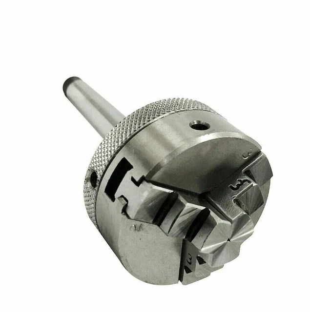 Mini Mandrin De Tour 3/4 Mâchoires Auto-Centrant – Alliage De Zinc M12x1 Pour Perceuse & Tour à Bois