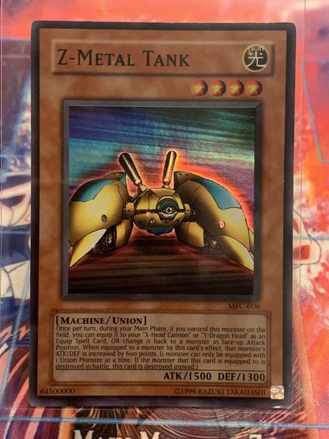 Yugioh x1 Z-Metal Tank MFC-006 UL Ed Super Rare (Moderate Play!)