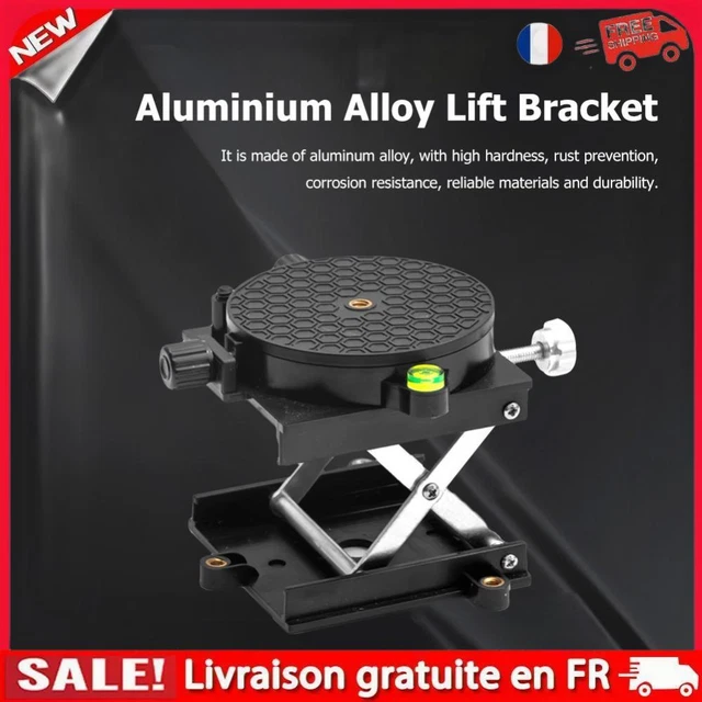TONYSA Lab Jack Stand Table Lift Table , élévatrice de Laboratoire Alliage D 'aluminium Lab Lifting Platform Stand Rack Lab-Lift Lifter Commande Manuelle Hauteur Réglable(Argent TONYSA Lab Jack Stand Table Lift Table , élévatrice de Laboratoire Alliage D 'aluminium Lab Lifting Platform Stand Rack Lab-Lift Lifter Commande Manuelle Hauteur Réglable(Argent