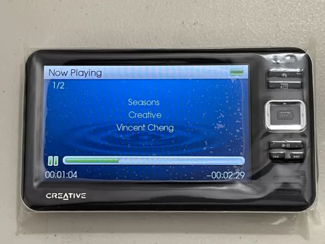 Creative ZEN Vision W 30GB Multimedia WMA MP3 Player w Voice & FM Radio Recorder
