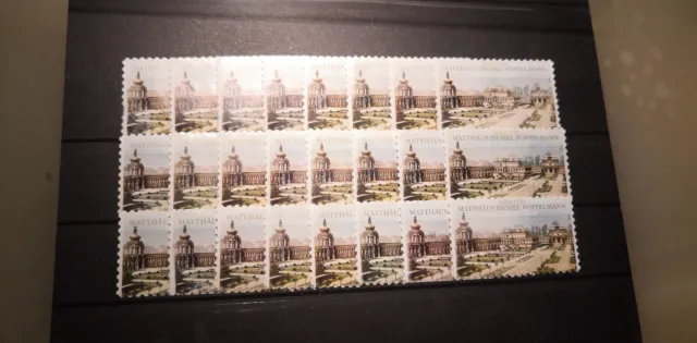 Bund 24 x 1,45 Pöppelmann ungestempelt , ungummiert B-Ware Briefmarken