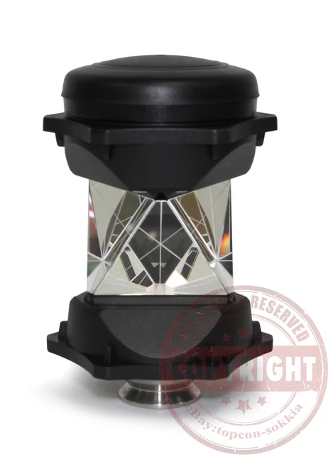 Poteau Prisme En Aluminium Pour Arpentage - Compatible Sokkia, Topcon, Trimble - Réglable Jusqu'à 63 Pouces