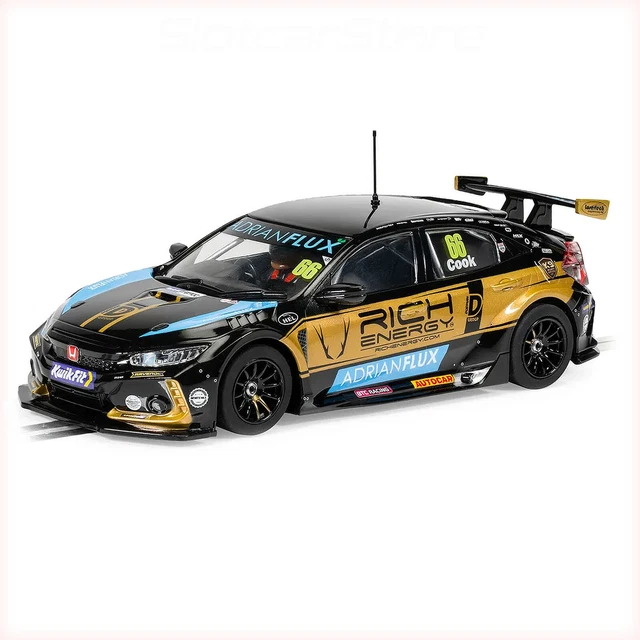 SCALEXTRIC HONDA CIVIC FK8 TYPE R BTCC 2022 BTC RACING JOSH COOK SLOT 1