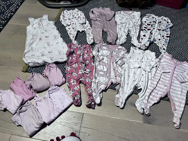 Pacchetto tuta e body bambina 3-6 mesi - PROSSIMO, George, Disney 