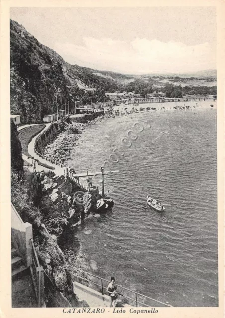 Cartolina - Postcard - Catanzaro - Lido Capanello - spiaggia- animata - anni '30