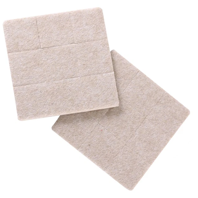 36 Pcs Patins En Feutre Carrés Protecteurs De Sol Pour Meubles