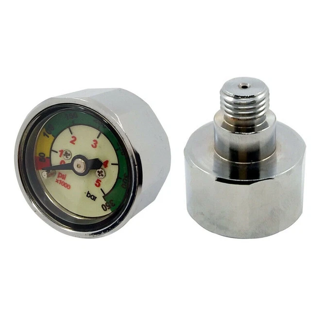 Manomètre De Plongée étanche Pour Bouteille De Secours - Acier Inoxydable, échelle Phosphorescente - 5