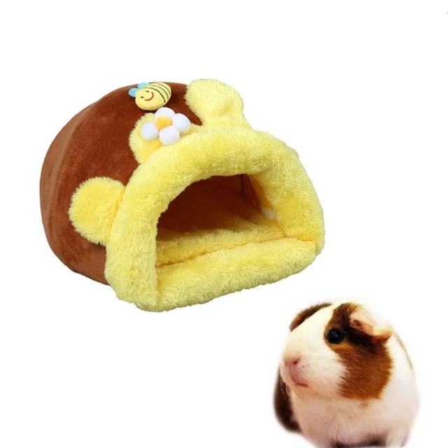 Hamster Cotton Nest Winter Soft Plush Guinea Pig House Hamster Cage Bed;