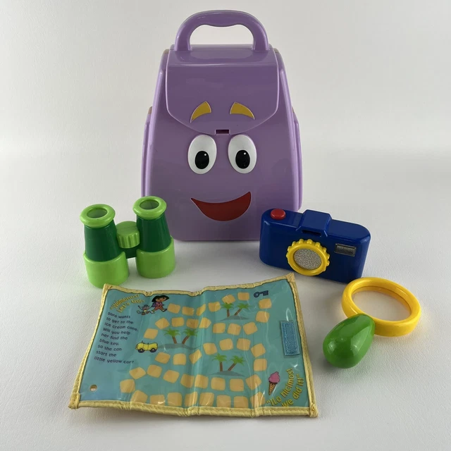 DORA THE EXPLORER Talking Backpack Map Click Camera Mattel Nick Jr 2002
