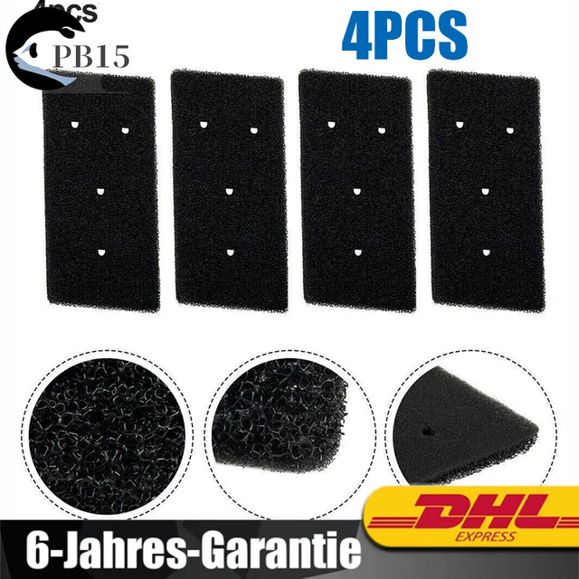 4er Filter Für Bauknecht Privileg Whirlpool HX 481010354757 Filter Trockner Wärmepumpentrockner | Schwammfilter Filtermatte Kondenstrockner | 225 X 107 X 8 Mm