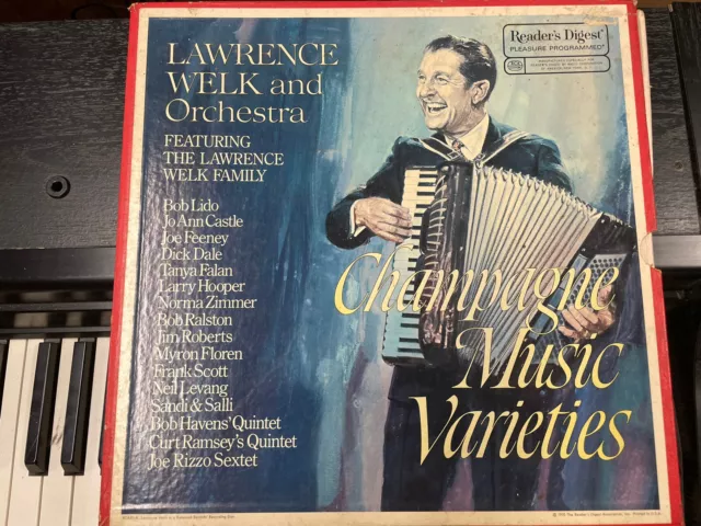 Lawrence Welk and Orchestra, Champagne Music Varieties 6 Vinyl LPs + Bonus Tapes