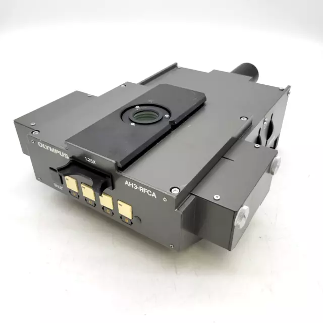 Olympus Microscope AH3-RFCA Motorized Fluorescence Illuminator Nosepiece Vanox