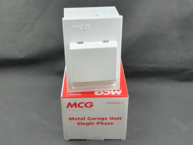 MCG Metal Clad Garage Unit with 63A RCD and 6A 16A MCB MGU63616
