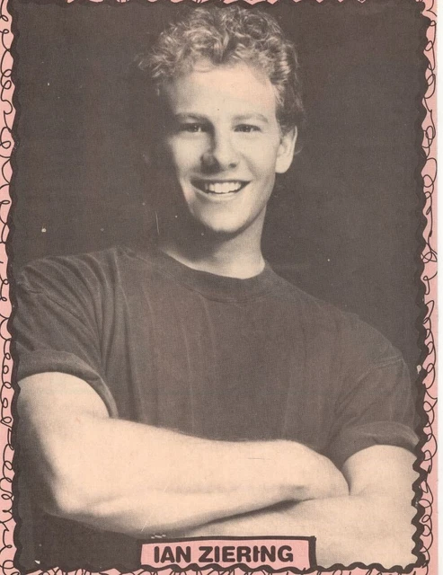 Ian Ziering portrait pinup Steve Sanders Beverly Hills 90210 Jason Priestley