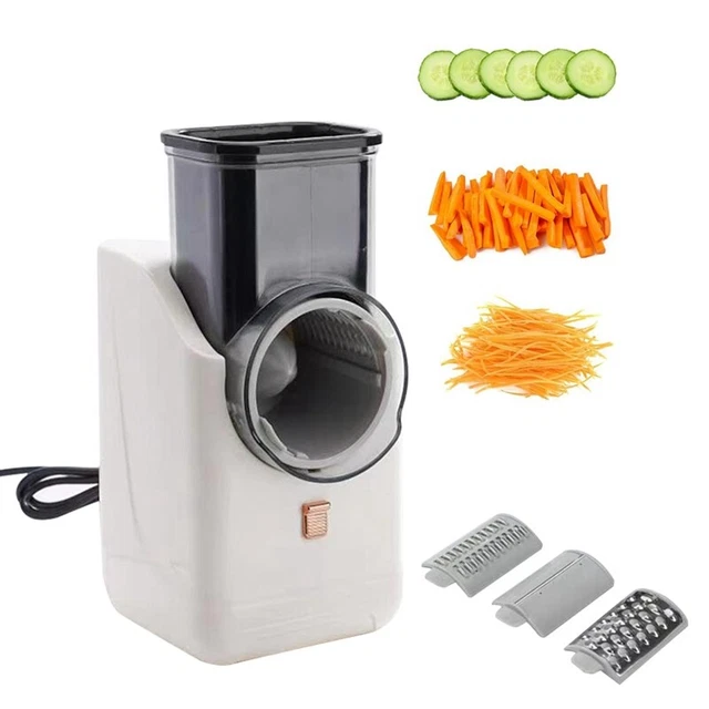 2L Electric Vegetable Fruit Cutter Cheese Chopper Grater Cucumber
