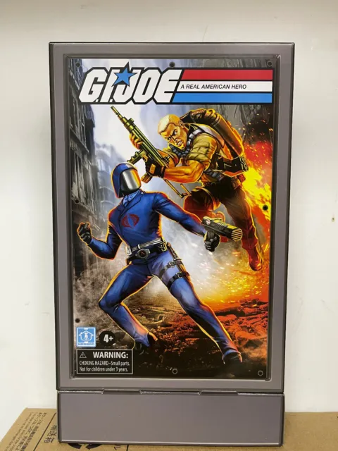 Hasbro GI Joe Retro Collection 3.75" Duke & Cobra Commander paquete de 2...