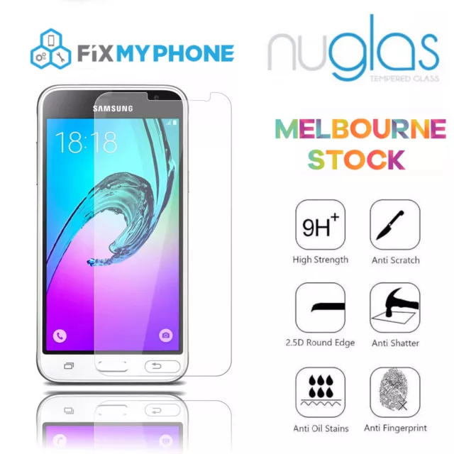 Nuglas Tempered Glass Screen Protector For Samsung Galaxy J1 J3 J5 J7 2016