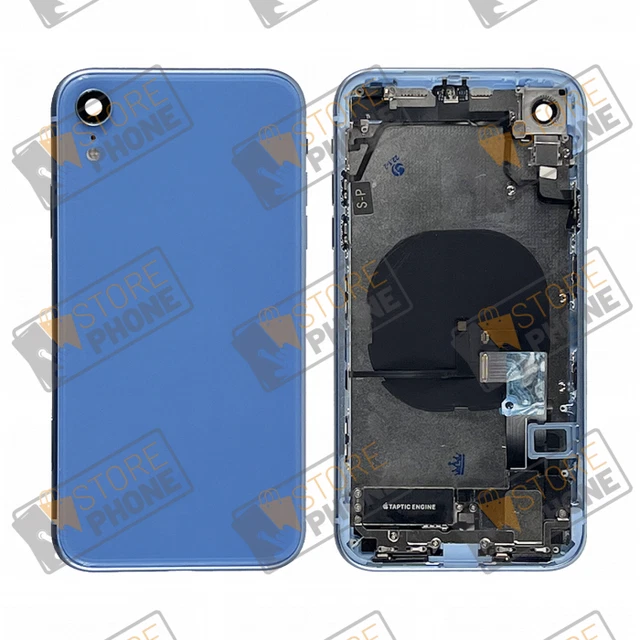 Châssis Arrière Semi-Complet IPhone 13 Mini - Couleur Bleu - Avec Vitre Arrière