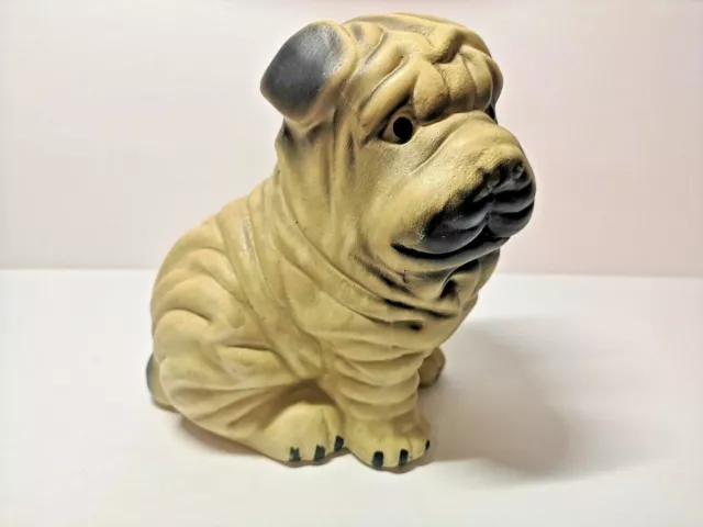 Sharpei Shar Pei Dog Puppy Wrinkles Ceramic Figurine