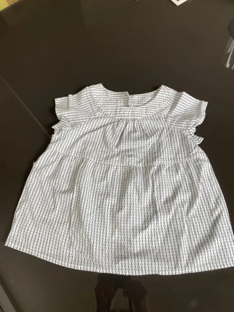 Bonpoint Short Sleeve Blouse 6 Y Old