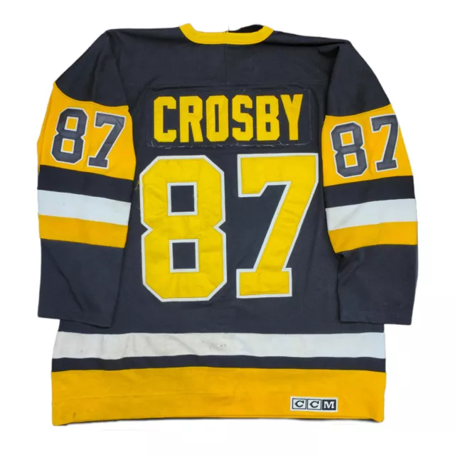 MAGLIA pittsburgh penguins ccm crosby HOCKEY SHIRT JERSEY USA NHL MAILLOT