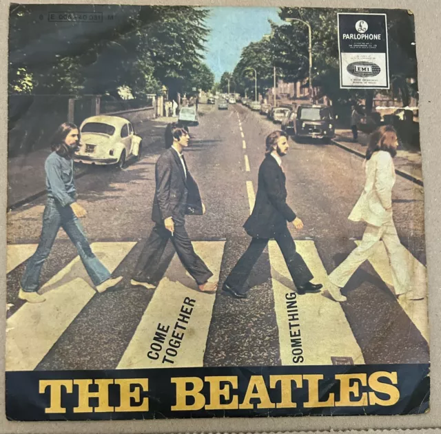 VINILE 45 THE beatles come together/something parlophone made in portugal  1969 EUR 11,90 - PicClick IT