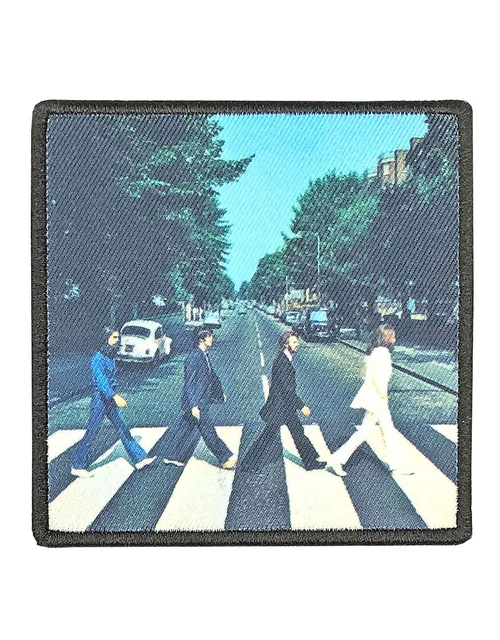 Patch Brodé Officiel The Beatles Rubber Soul - Motif Album, Tissu Tissé, à Repasser Ou Coudre