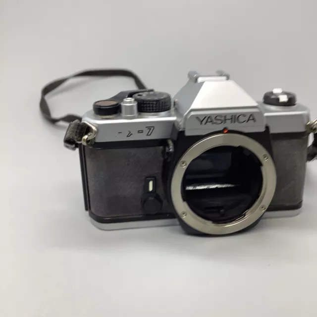 Yashica FX-7 35mm Film SLR Camera Body - PARTS/NOT WORKING