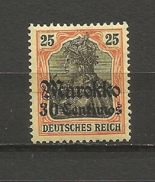 Reich Auslandspostamt kolonien Marokko 1911 Mi 50 30 on 25 c MNH**