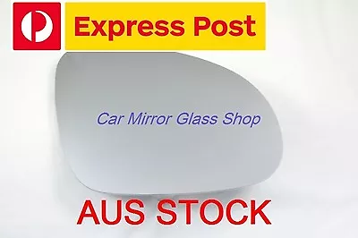 Right Driver Side Vw Golf Mk5 2004-2008 Mirror Glass With Heated Back Plate