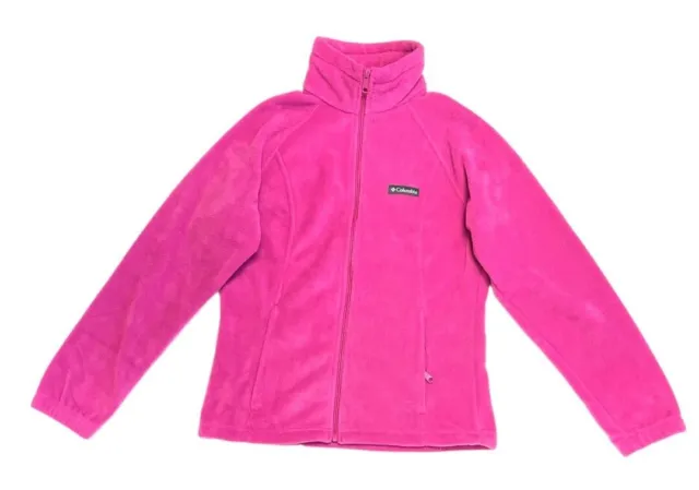 NEW Columbia Women Sawyer Rapids 2.0 Full Zip Fleece Jacket, Magenta pink S