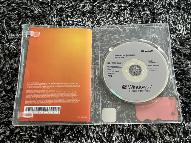 Windows 7 Home Premium Operating System 64-bit - Free Postage Windows 7 Home Premium Operating System 64-bit - Free Postage