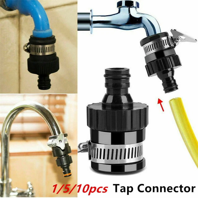 Tap Connector Adapter Mixer Garden Kitchen Hose Pipe Joiner Fitting Universal
