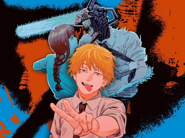 CHAINSAW MAN POSTER/PRINT Denji & Makima Key Visual 2022 Mappa Anime £7