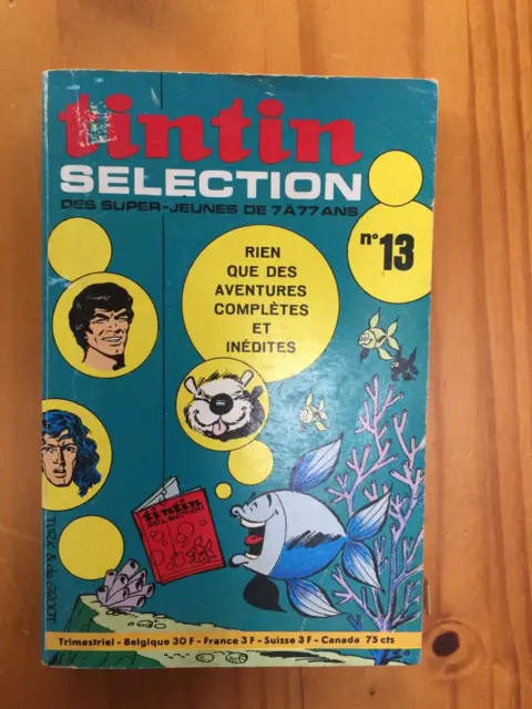 TINTIN Sélection n°13. Tounga Jari Franval Dan Cooper  Magellan et Capella 1971.