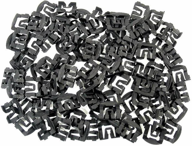 Windshield or Rear Window Molding Trim Clips For 64-93 Ford (Qty.100) #120-100