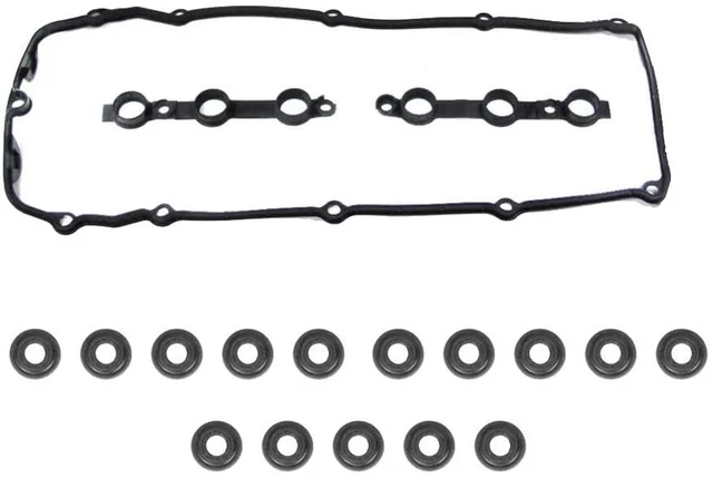 Valve Cover Gasket Set w/ Grommets Fits BMW E53 E39 E38 X5 540i 740i M62 B44 B46