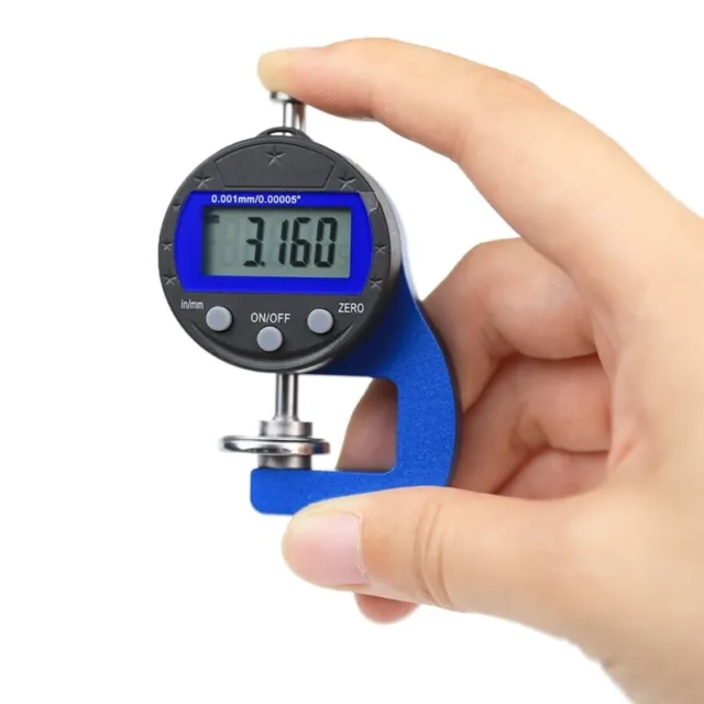Dispositivo de medición versátil para papel medidores de espesor convenientes y confiables