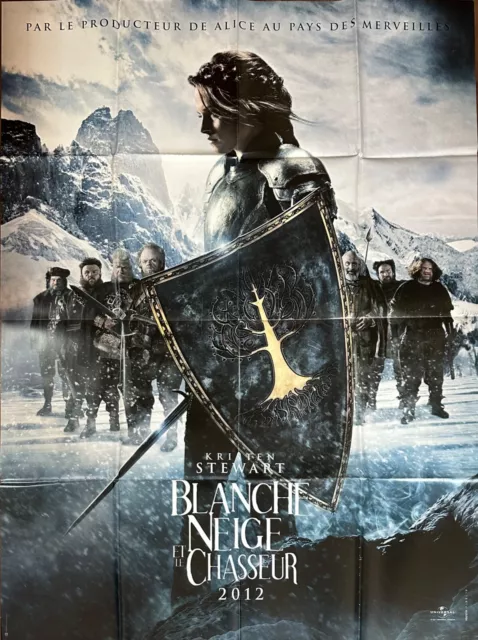 Affiche Cinéma BLANCHE NEIGE ET LE CHASSEUR 120x160cm Poster / Kristen Stewart
