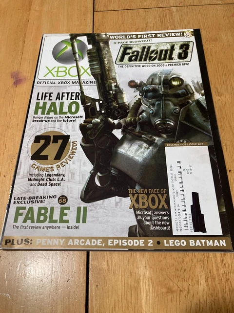 Official Xbox Magazine (December 2008) Fallout 3, Halo, Fable II [9159]