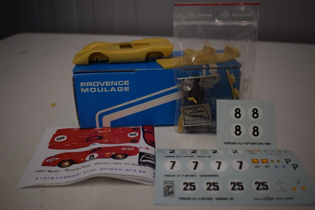 Kit Miniature Provence Moulage – Ferrari P3 Spyder N°27 Le Mans 1966 – 1/43 MIB