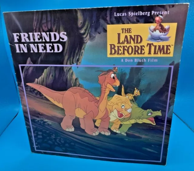 The Land Before Time Friends In Need Children's Paperback Book Vintage 1988