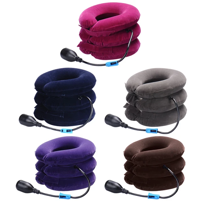 INFLATABLE NECK STRETCHER Air Cervical Traction Orthopedic Pain Relief ...