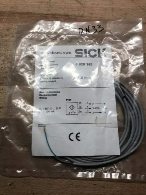 New Sick Ih06-1B5Ps-Vwk Proximity Switch Free Shipping From U.s.