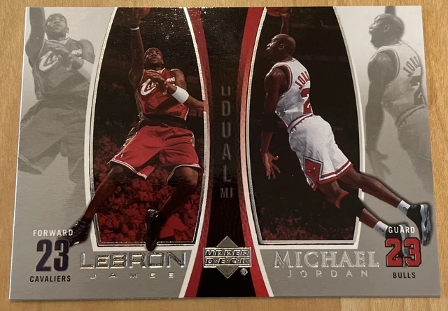 Michael Jordan / LeBron James 2005-06 Upper Deck MJ Dual LJ #LJMJ10 Rare Insert*