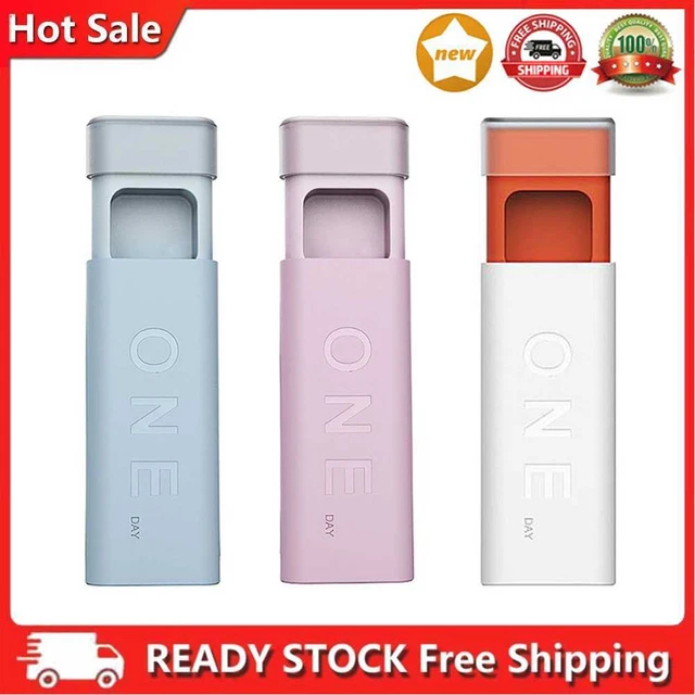 3 griglie mini dispenser pillola antidroga contenitore per medicinali tablet