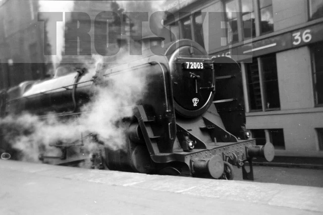 Larger Negative BR British Railways Steam Loco 72003 Clan c1955 x 2